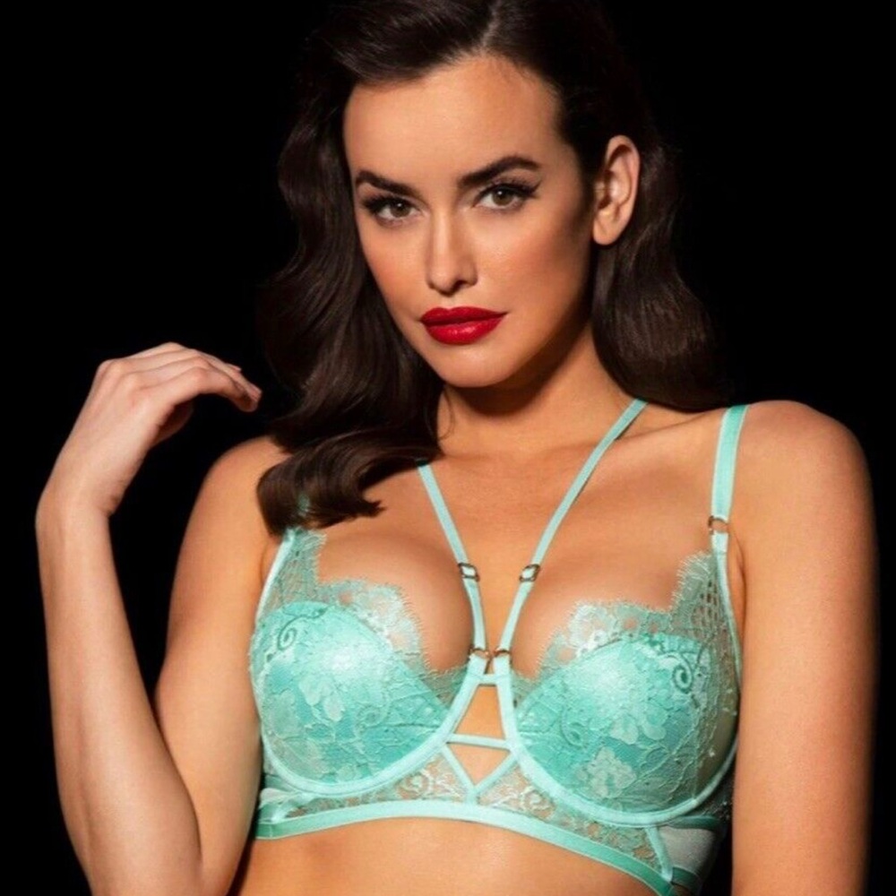 Honey Birdette Vanessa Bra Mint 32H